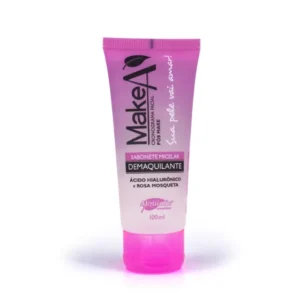 Sabonete Micelar Demaquilante – Ácido Hialurônico & Rosa Mosqueta - Make A